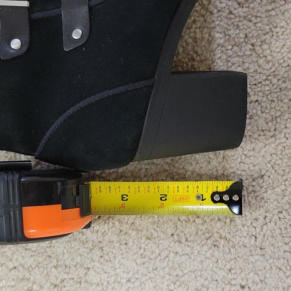 Clarks Black Suede Booties (Sz 9) - Picture 4 of 5